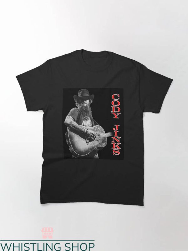 Cody Jinks T-shirt Cody Jinks Playing Guitar T-shirt