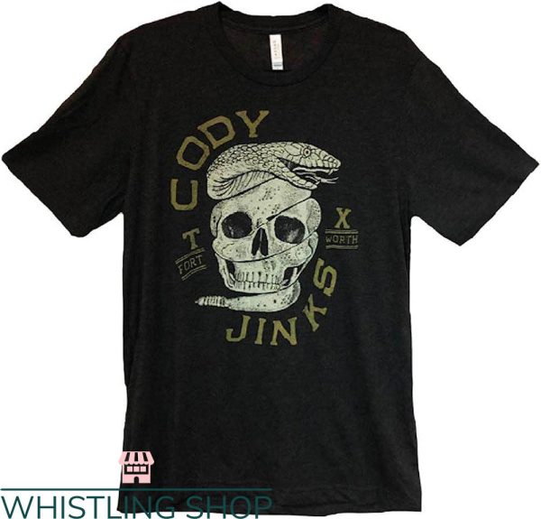 Cody Jinks T-shirt Cody Jinks Snake Skull T-shirt