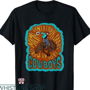 Cowboy Up T-shirt Retro Cowboy Babies