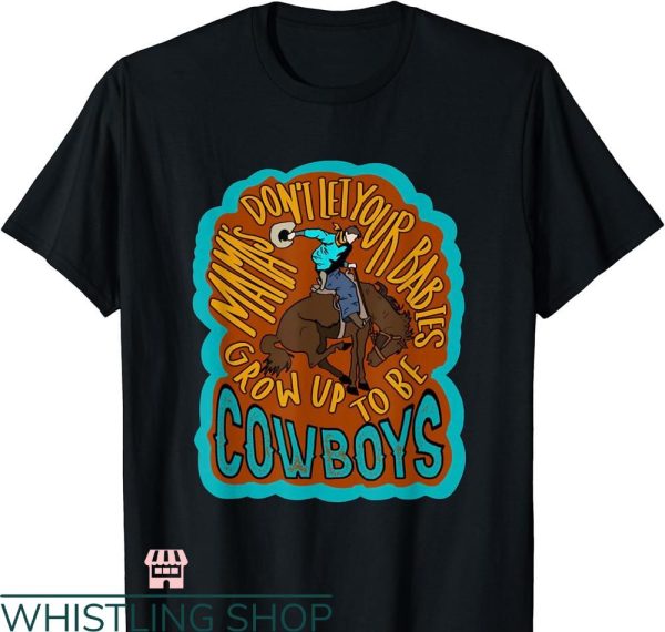 Cowboy Up T-shirt Retro Cowboy Babies