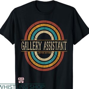 Cream Gallery Dept T-shirt Gallery Assistant Vintage Retro