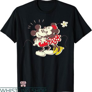 Cute Couple Disney T-shirt Disney Mickey And Minnie Kiss