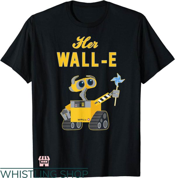 Cute Couple Disney T-shirt Disney Pixar Wall-E Couples Shirt