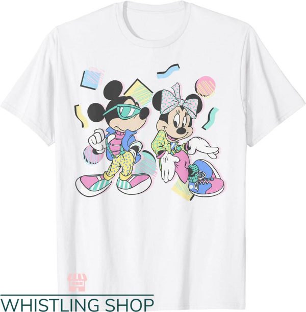 Cute Couple Disney T-shirt Mickey & Minnie Couple T-shirt