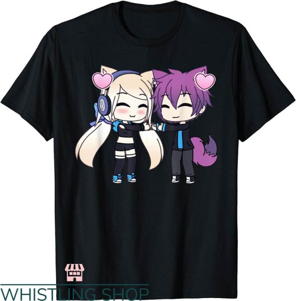 Cute Couple T-shirt Cute Chibi Style Kawaii Anime T-shirt