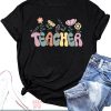 Cute Teacher T-Shirt Heart Icon Gift For Teacher