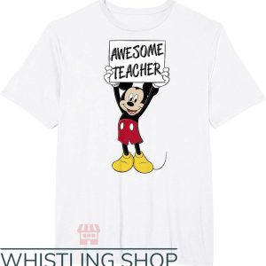Cute Teacher T-Shirt Mickey Mouse Teacher Gift For Teacher