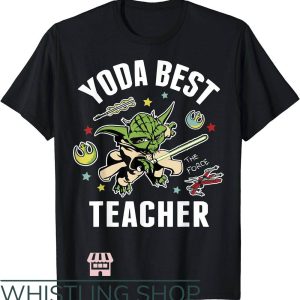 Cute Teacher T-Shirt Yoda Best Teacher Gift For Teacher