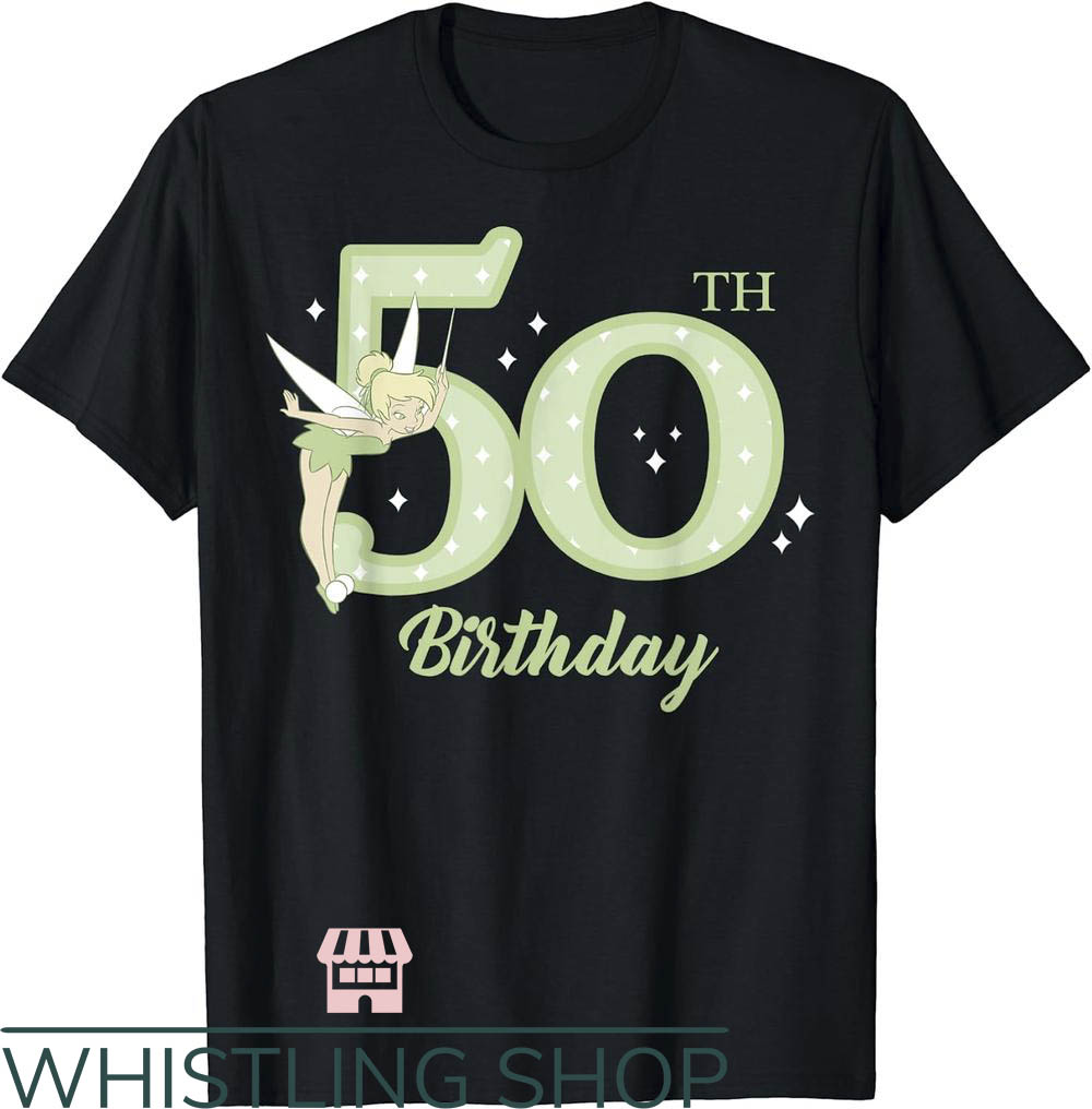Disney 50th Anniversary T-Shirt 50th Birthday Tinkerbell