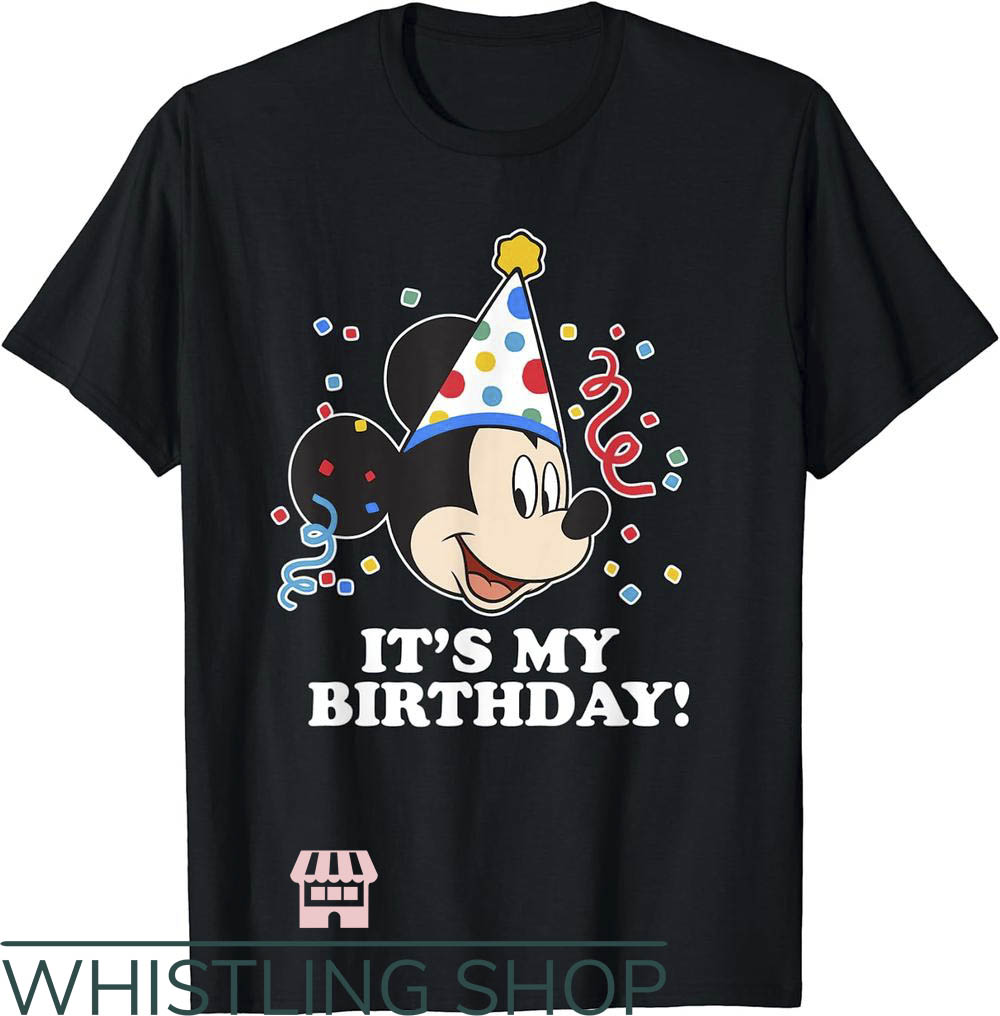 Disney 50th Anniversary T-Shirt Disney Mickey Its My Birthday