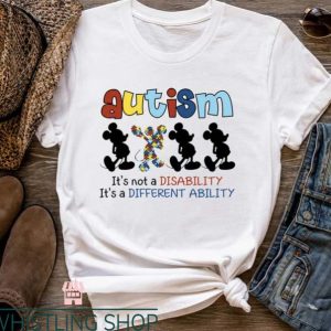 Disney Autism T Shirt Mickey Autism Awareness Shirt
