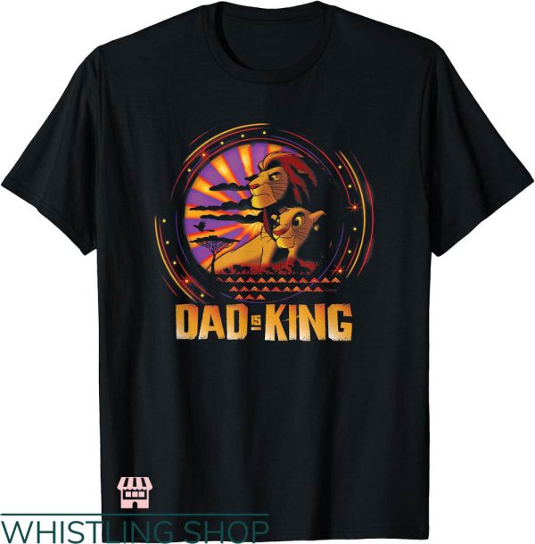 Disney Trip Family T-shirt Dad Is King Family Trip T-shirt