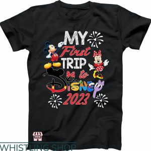 Disney Trip Family T-shirt My First Trip To Disney 2023