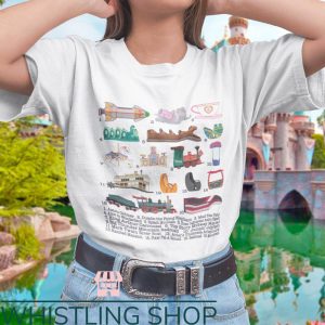Disneyland Paris T-Shirt Disneyland Vehicles Trending
