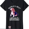 Dog Grandma T-Shirt World Best Beagle Grandma
