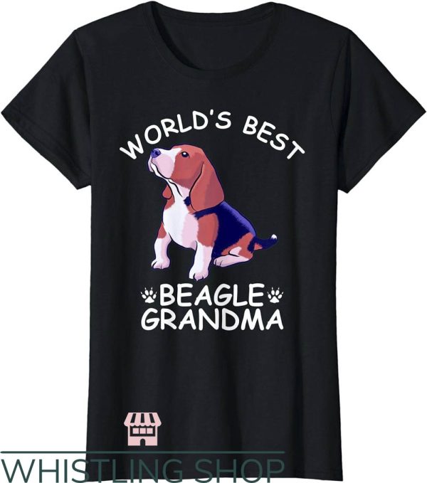 Dog Grandma T-Shirt World Best Beagle Grandma