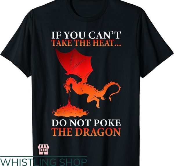 Dragon Tales T-shirt Cool Dragon Flame-Spewing Flying