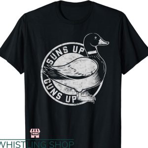 Duck Hunting T-shirt Vintage retro style Suns Up Funny
