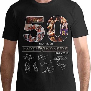 Earth Wind And Fire Tour T-shirt 50 Years Of Earth Wind & Fire