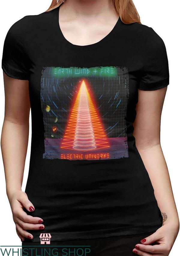 Earth Wind And Fire Tour T-shirt Electric Universe T-shirt