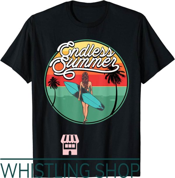 Endless Summer T-Shirt Hello Retro Vintage Beach