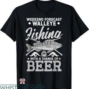 Fishing Tournament T-shirt Walleye Fishing Funny Fish Boat