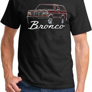 Ford Bronco T-Shirt 1992-96 Ford Bronco Truck Neon