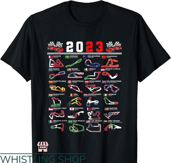 Formula One T-shirt Formula Racing Open Wheel Race Car Fan