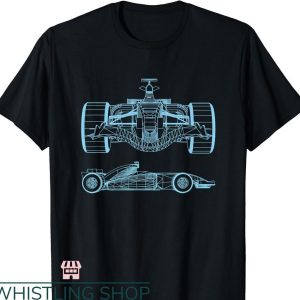 Formula One T-shirt Silhouette Mechanical Engineering