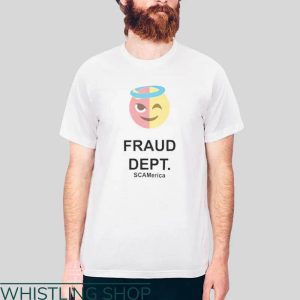 Fraud Dept T-shirt Fraud Dept Angel And Evil T-shirt