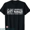 Funny Safety T-shirt Safety Manager Job Title Employee
