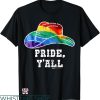 Gay Cowboys T-shirt Pride Y’all Gay Cowboy Hat T-shirt