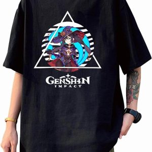 Genshin Impact T-shirt Genshin Impact Paimon Klee T-shirt