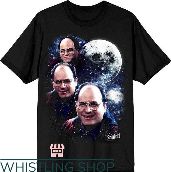 George Costanza T-Shirt Seinfeld Three Georges Moon