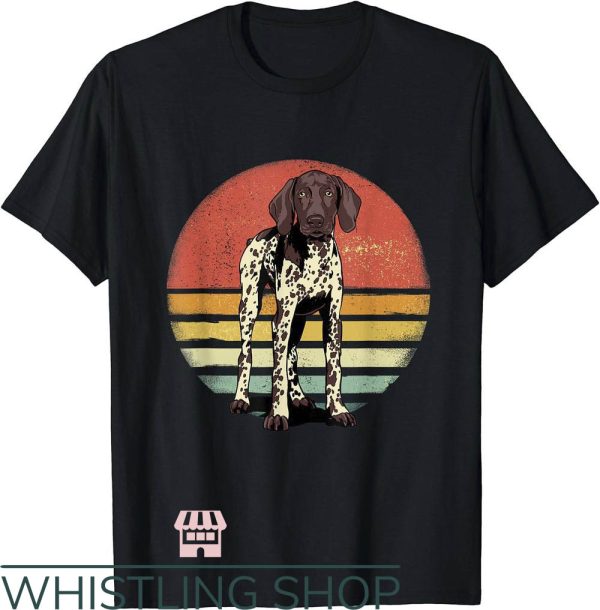 German Shorthaired Pointer T-Shirt Retro Shorthaired Pointer