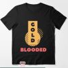 Gold Blooded T-Shirt Golden State Splatter Warrior Shirt