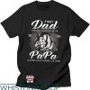 Grandpa With Grandkids Names T-Shirt Papa Gift For Dad