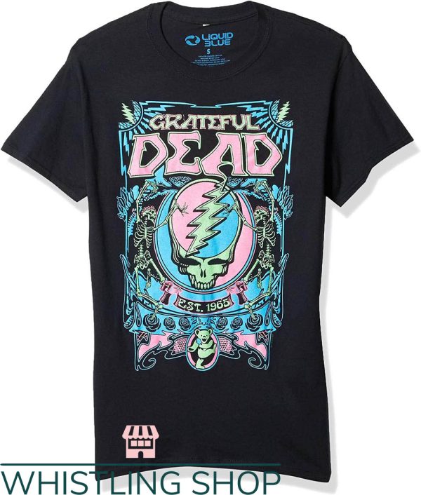 Grateful Dead T-Shirt Dead SYF Blacklight