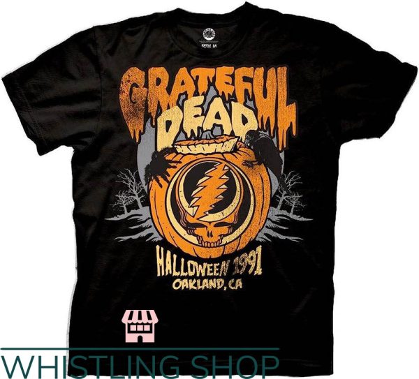 Grateful Dead T-Shirt Halloween 1991 Oakland Pumpkin