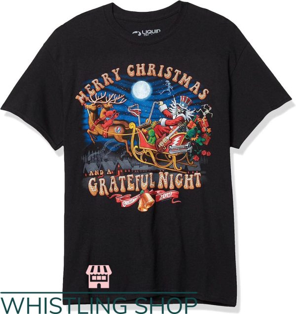 Grateful Dead T-Shirt Steal Your Sleigh Christmas