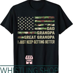 Great Grandpa T-Shirt Fathers Day Gift From