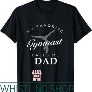 Gymnastics Dad T-Shirt And Daughter For Birth Day