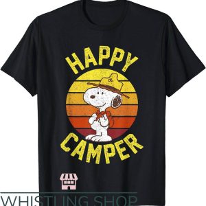 Happy Camper T-Shirt Happy Snoopy Camper