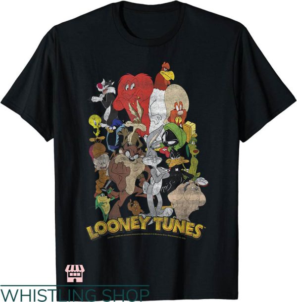 Harley Davidson Looney Tunes T-shirt Looney Tunes Stack Group