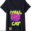 Hell Cat T-Shirt The Comic Devil Cat Coming At You From Hell