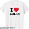I Heart T-shirt I Love Louis T-shirt
