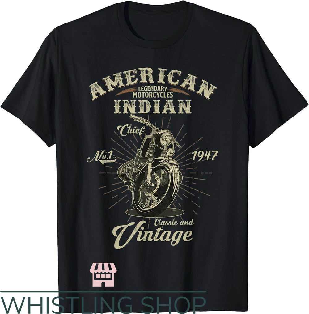 Indian Motorcycles T-Shirt No1 1947 Legendary Indian