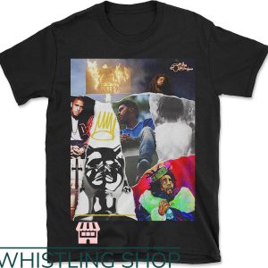 J Cole T-Shirt Cole World Album Collage Hip Hop