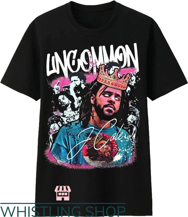 J Cole T-Shirt J Cole Lincommon Crown Shirt