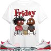 Jordan 11 Cherry T-Shirt Friday Matching Jordan 11 Cherry